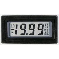 Lascar Electronics Lascar Digital Panel Voltmeter DC, LCD display 3.5-Digits +/-1 %, 57 x 27 mm