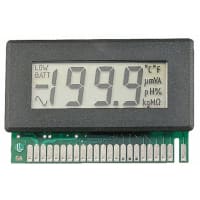 Lascar Electronics Lascar Digital Panel Voltmeter DC, LCD display 3.5-Digits +/-1 %, 68 x 33 mm