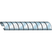 Leader Tech / FerriShield Copper Beryllium Fingerstock EMI Gasket, Dome Top Solid