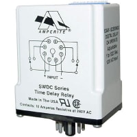 Amperite RelaySSCMOS DigitalOn DelayDPDT-NO/NCCur-Rtg 10A120V