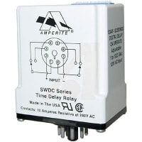 Amperite RelaySSCMOS DigitalOn DelayDPDT-NO/NCCur-Rtg 10A12V DC Dip