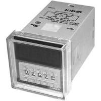 Amperite Time Delay Relay, Digital, 3 A, Octal Plug-In, On Delay, 2 SPDT, 220 VAC (Nom.)