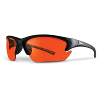 Lift Safety Safety Glasses, Black, Amber, QUEST