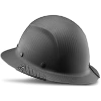 Lift Safety Carbon Fiber Full Brim Hard Hat (Matte Black) DAX