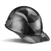 Lift Safety Carbon Fiber Cap Brim Hard Hat (Black Camo) DAX