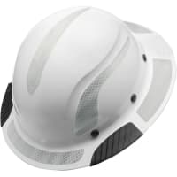 Lift Safety Hard Hat REFLECTIVE DECALS - White DAX