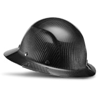 Lift Safety Carbon Fiber Full Brim Hard Hat (Black) DAX