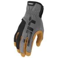 Lift Safety Glove (Grey)- Slip On/Off Cuff (Small) TRADER