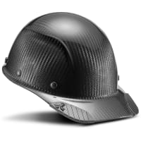 Lift Safety Carbon Fiber Cap Brim Hard Hat (Black) DAX