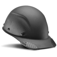 Lift Safety Carbon Fiber Cap Brim Hard Hat (Matte Black) DAX