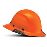 Lift Safety Fiber Resin Full Brim Hard Hat (Orange) DAX