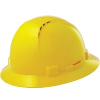 Lift Safety Full Brim Vented Hard Hat (Yellow) Briggs