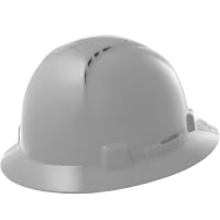 Lift Safety Full Brim Vented Hard Hat (Grey) Briggs