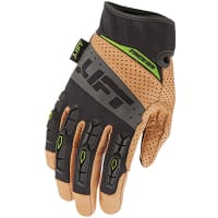 Lift Safety Glove (Brown/Black)- Genuine Leather Anti-Vibe (Small) TACKER