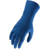 Lift Safety BLUE Nitrile Gloves (50pcs) (X-Large) 15mil NI-FLEX 11"cuff