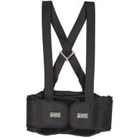 Lift Safety Back and Abdominal Belt (Black) Small STRETCH