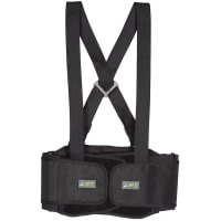 Lift Safety Back and Abdominal Belt (Black) Large STRETCH