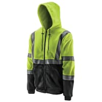 Lift Safety High Visibility Hoodie (Hi-Viz/Black) Large LIFT Viz-Pro