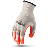 Lift Safety White Mixed Fiber Knit Glove - LRG 24PC LATEX PALM