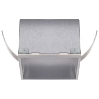 Lightolier by Signify Square LED Downlight Trim, Narrow/Wide Beam, Comfort Clear Finish, White Flange