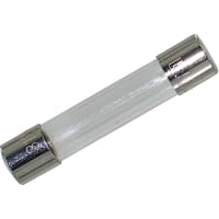 Littelfuse Fuse Cylinder Fast Acting 0.5A Sz 3AG Supplemental Dims 0.25x1.25" Glass 250VAC