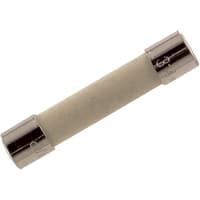 Littelfuse Fuse Cylinder Fast Acting 10A 3AB Supplemental .25x1.25In. Ceramic 250VAC