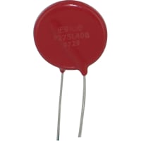 Littelfuse Varistor, Circuit Protection, 275VAC/369VDC, 680V, 100A, Metal Oxide, 900pF