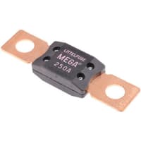 Littelfuse Fuse, 250A Pink Bolt Down Automotive Blade 32 V dc