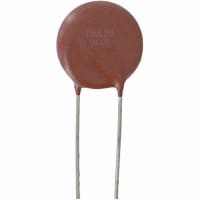 Littelfuse Varistor, Circuit Protection, 250VAC, 650V, 4500A, Metal Oxide, 500pF, Radial, 85degC