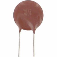 Littelfuse Varistor, Circuit Protection, 30VAC/38VDC, 89Volts, 10Amps, Metal Oxide, 4500pF, Radial