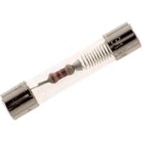 Littelfuse Fuse Cylinder Slow Blow 0.062A Sz 3AG Supplemental Dims 0.25x1.25" Glass 250VAC