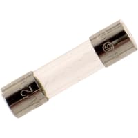 Littelfuse Fuse Cylinder Fast Acting 0.5A Dims 5x20mm Glass Cartridge 250VAC 0.427Ohms