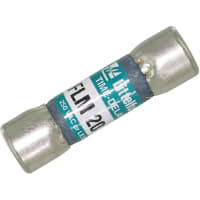 Littelfuse Fuse, 20 A, 250 VAC, Cartridge, 1.5 in., 0.406 in., FLM Series