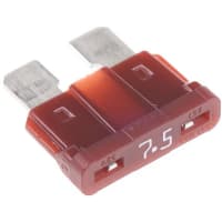 Littelfuse Fuse, 7.5A Brown Automotive Blade 32 V dc