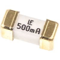 Littelfuse Fuse, Board Mount, 500MA, 125VAC/VDC