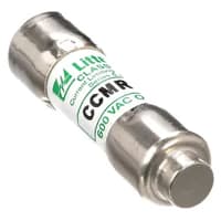 Littelfuse Fuse, Time Delay, Class CC, Dual Element, Cartridge, 600V, .800A, CCMR Series