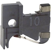 Littelfuse Fuse, Alarm Indicating, 10 A, 125 VAC/125 VDC, Polyphenylene Sulfide, Red/White