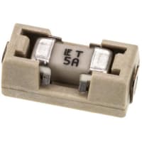 Littelfuse Fuse Block, Fuse and Holder Assembly, Time Lag, 5A, 125V, OMNI Block 154T Series