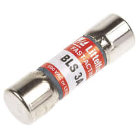 Littelfuse BLS 3 Multimeter Fuse, 3A 600V, For Use With 25 Series, 8060A, 8062A Series