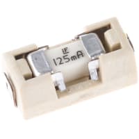 Littelfuse 0.125A F Non-Resettable Surface Mount Fuse, 125 V