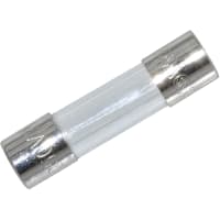 Littelfuse Fuse;Cylinder;Slow Blow/Time Lag;4A;Supplemental;Dims 5.2x20mm;Glass;Axial;Clip