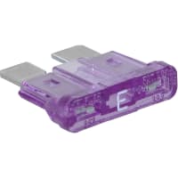 Littelfuse Fuse, 3 A, 32 VDC, Fast-Acting Automotive Blade, Violet, ATO, 257 Series