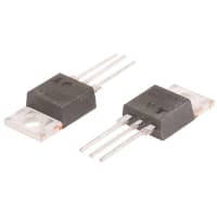 Littelfuse Q6015L5 , TRIAC, 600V 15A, Gate Trigger 2V 50mA, 3-Pin TO-220AB