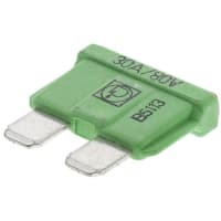 Littelfuse 30A Green Automotive Blade Fuse, 80 V dc