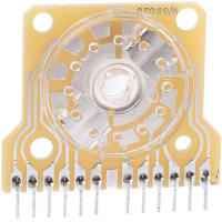 Lorlin 2P 5 way PCB wafer rotary switch, 500mA