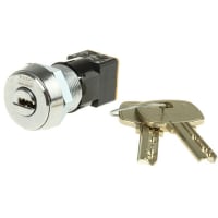 Lorlin Key Switch, DPST, 80 A@ 250 V ac 2-Way, -25 - +85degC