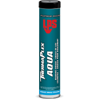 LPS Aqua Bearing Grease, 14.1 oz Cartridge, Solid Paste, Amber, ThermaPlex Series