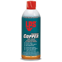 LPS Copper Anti-Seize Lubricant, Aerosol, 12 wt oz, Lead-Free, Highly Adhesive