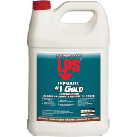 LPS Gold Cutting Fluid, 1 Gallon Bottle, Used With All Metals, Tapmatic Series