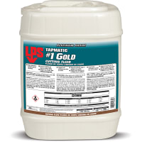 LPS Gold Cutting Fluid, 5 Gallon Bottle, Used With All Metal, Tapmatic Series